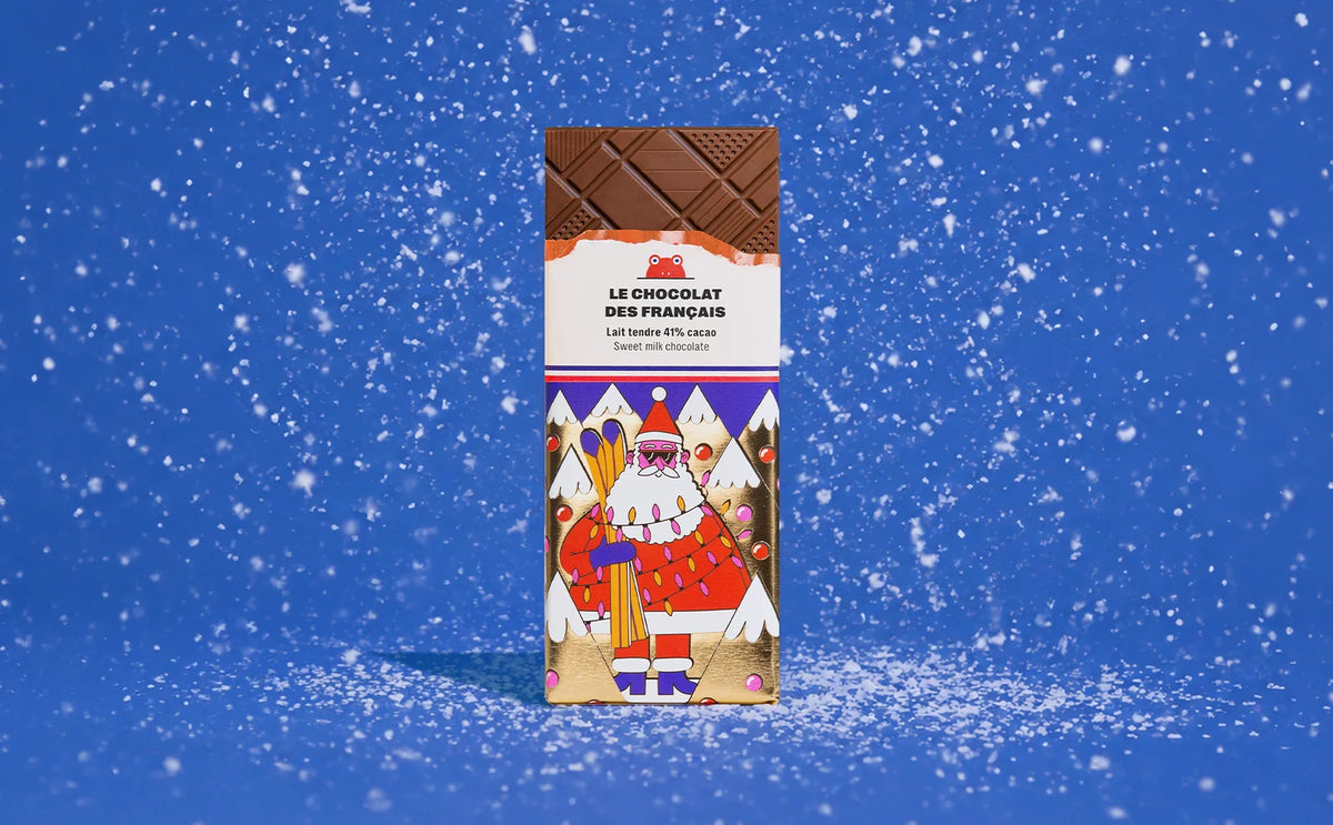 Christmas 41% Cocoa Milk Chocolate Bar