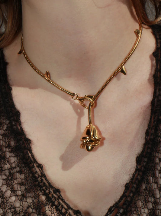 Rosebud Necklace