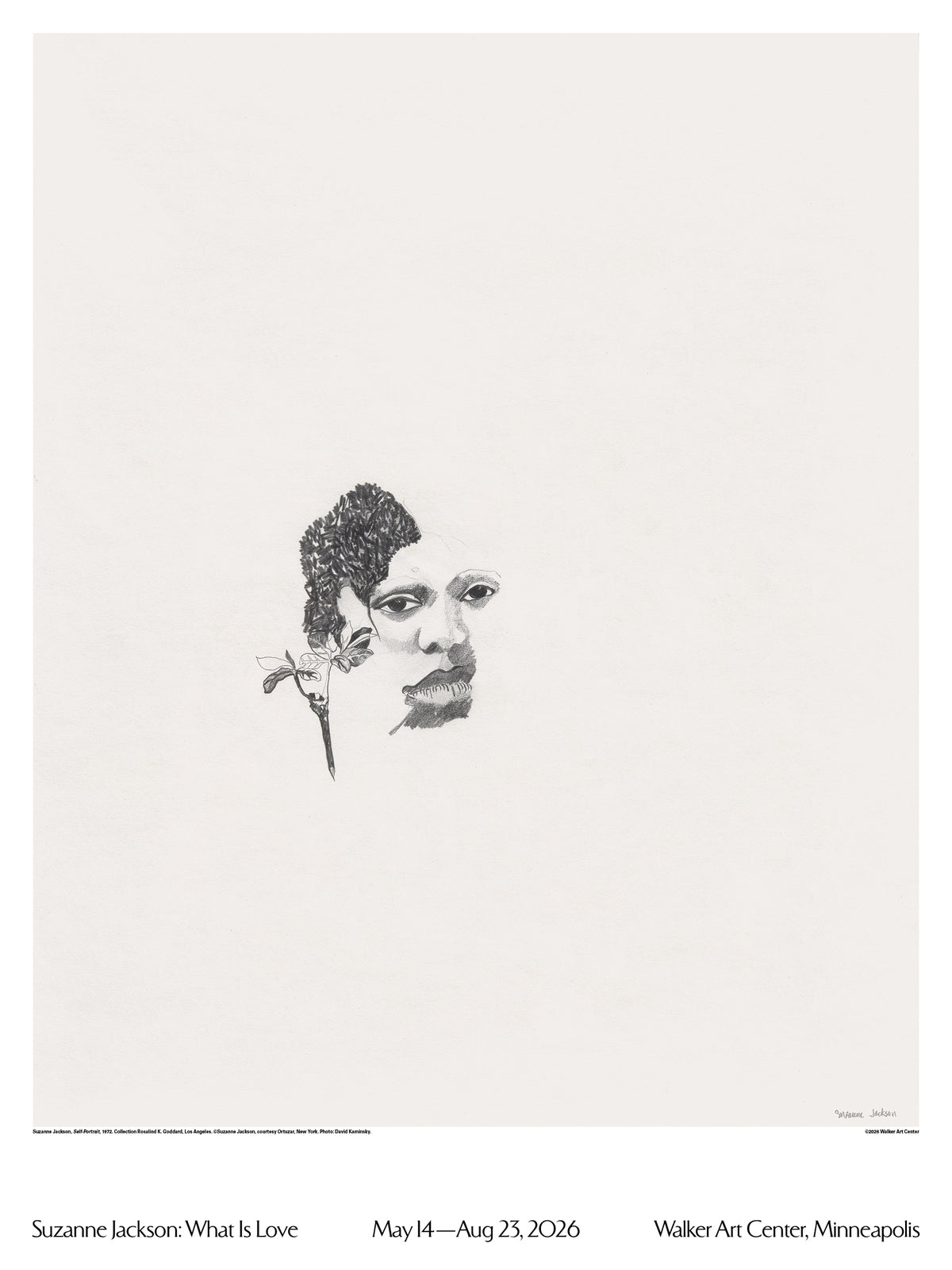 Suzanne Jackson Self Portrait Poster