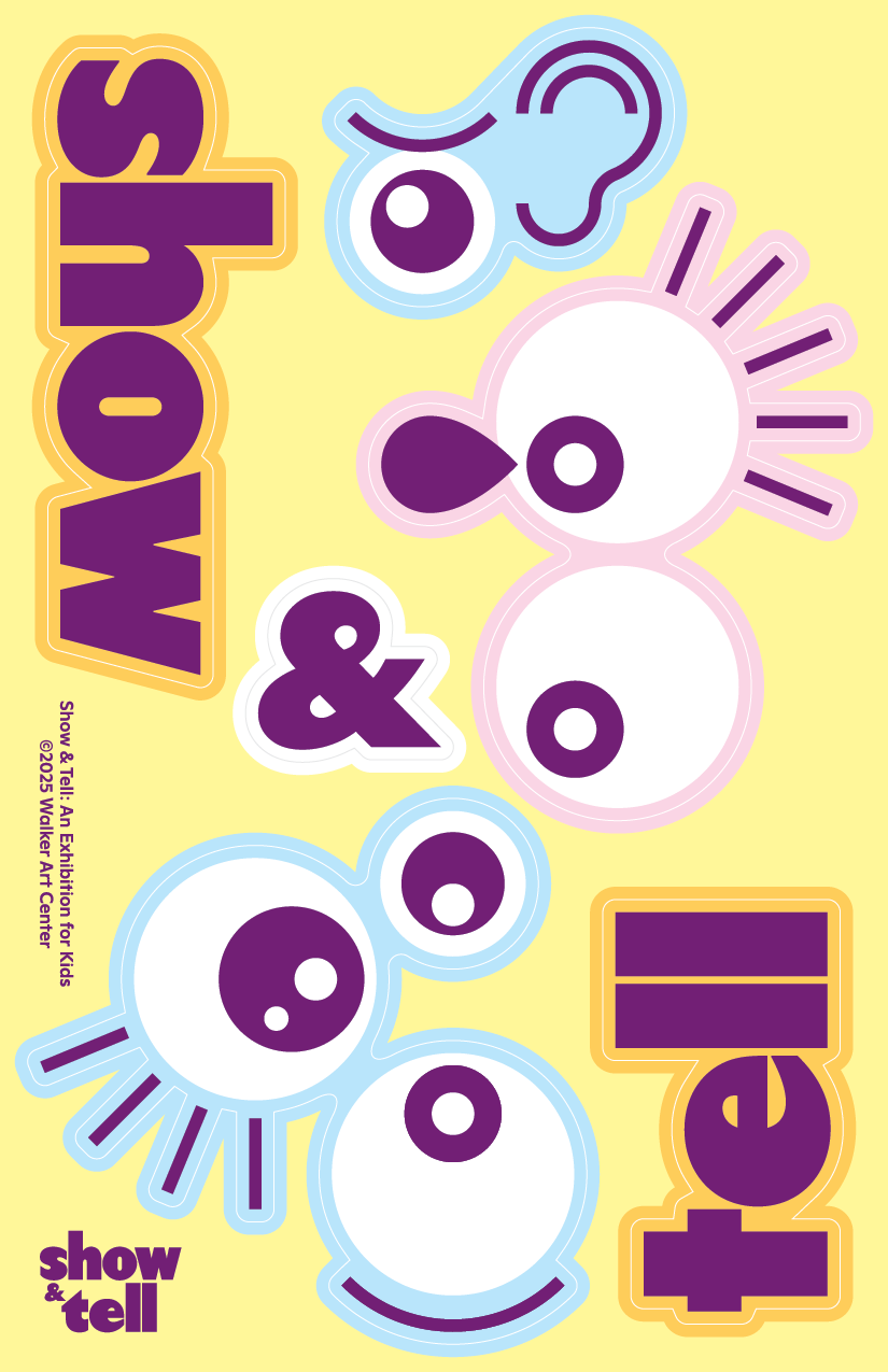 Show & Tell Die Cut Sticker Sheet
