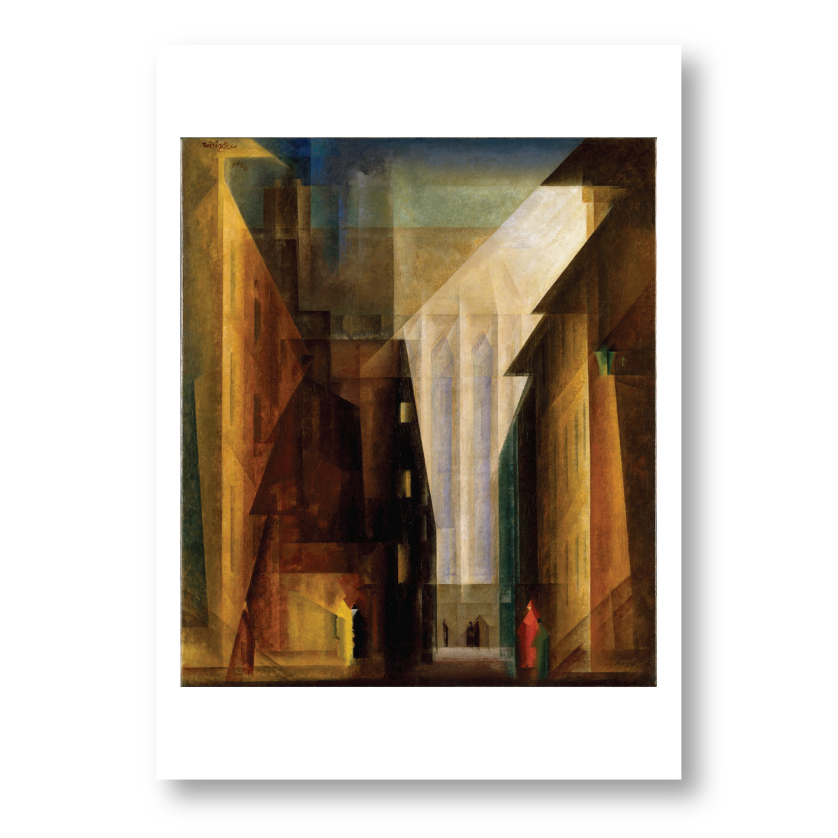 Lyonel Feininger Barfüsserkirche II Notecard