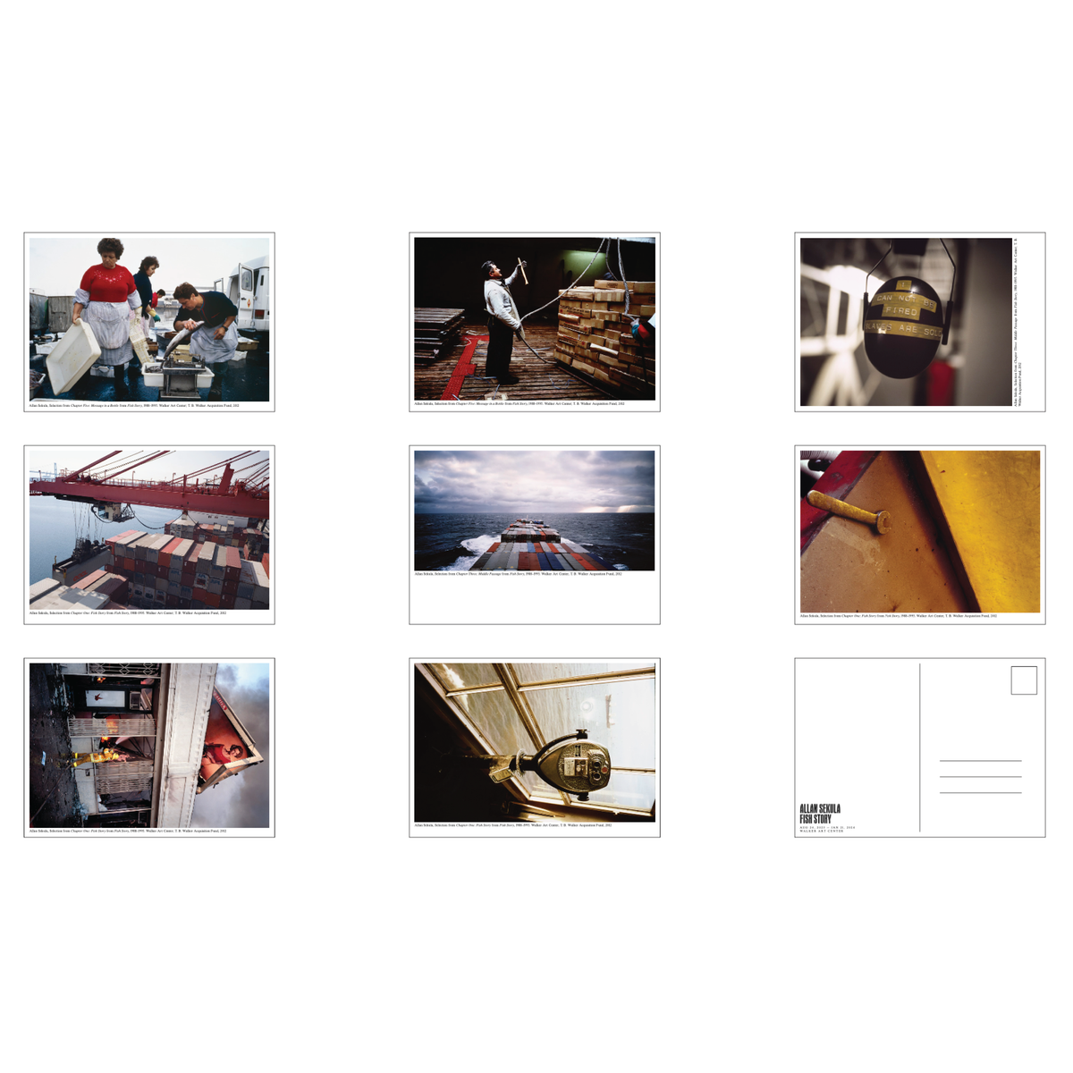 Allan Sekula: Fish Story Postcard Set