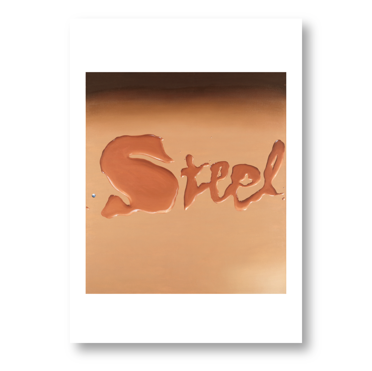 Edward Ruscha Steel Postcard