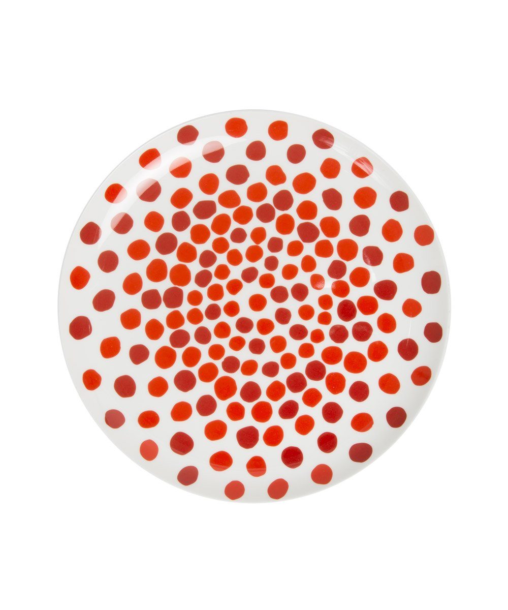 Louise Bourgeois Red Dots Bone China Plate