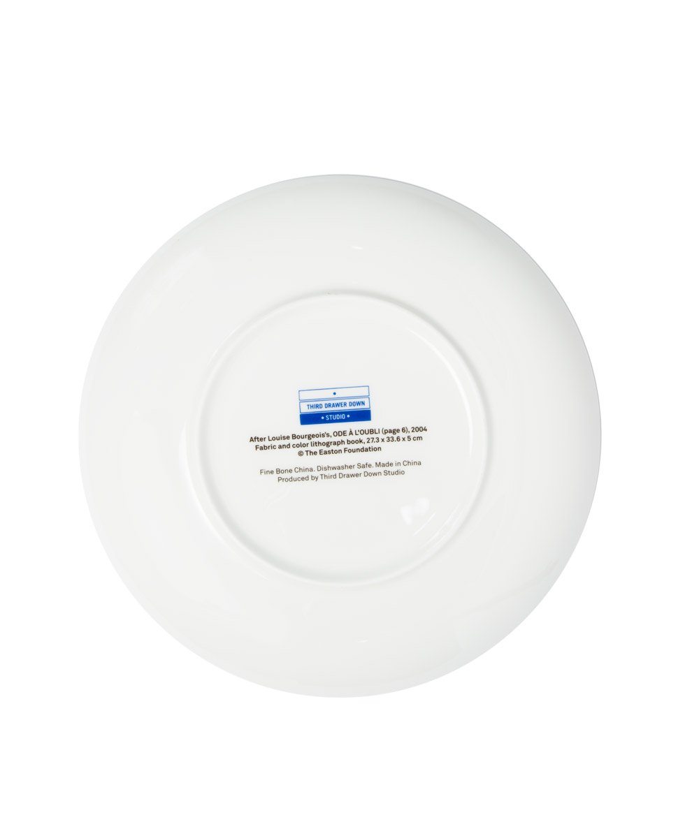 Louise Bourgeois Red Dots Bone China Plate